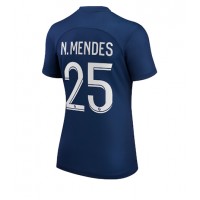 Fotbalové Dres Paris Saint-Germain Nuno Mendes #25 Dámské Domácí 2022-23 Krátký Rukáv